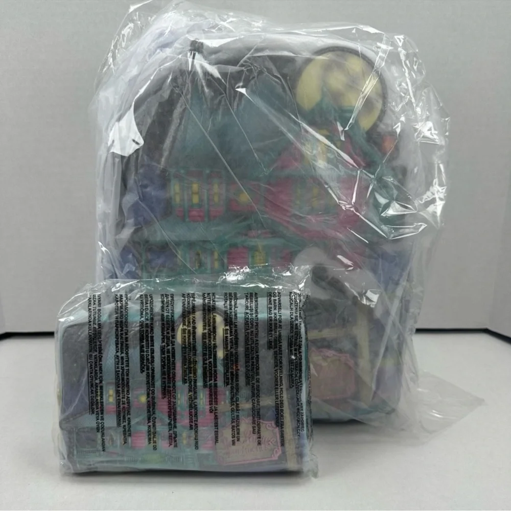 Loungefly Coraline Glow In The Dark House Mini Backpack & Wallet Set